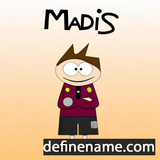 cartoon of the name Madis