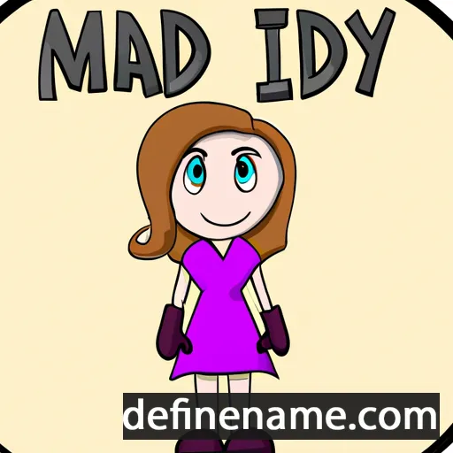 cartoon of the name Madlyn