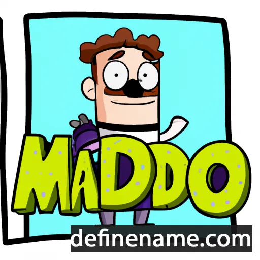 cartoon of the name Madoc