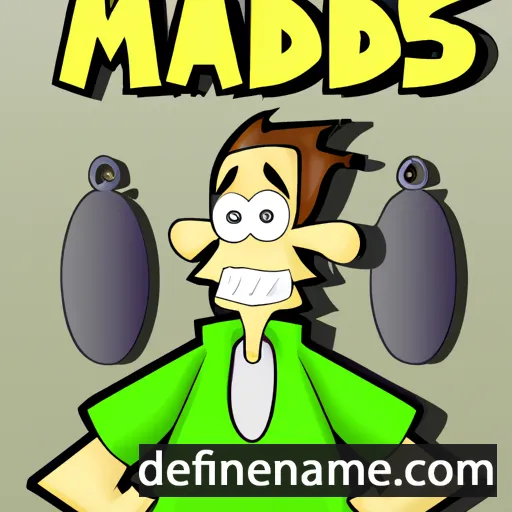 cartoon of the name Mads