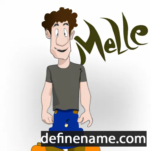 cartoon of the name Maël