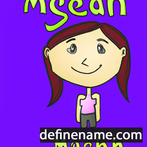 cartoon of the name Maeghan