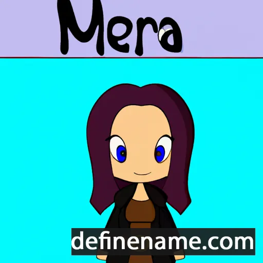 cartoon of the name Maera