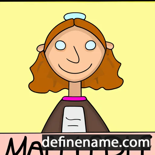 cartoon of the name Magdalen