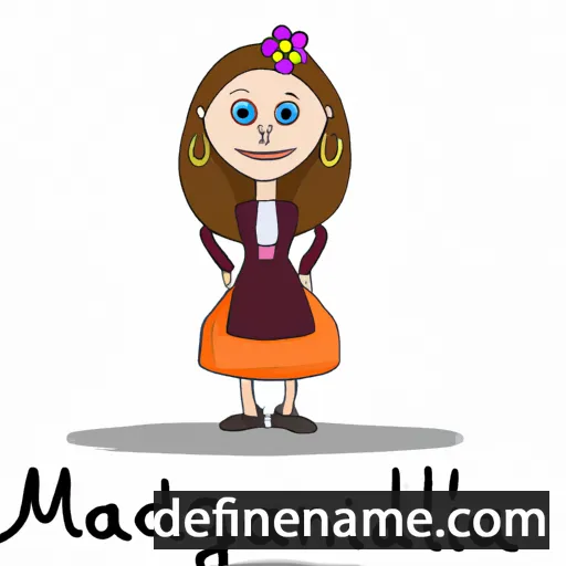 cartoon of the name Magdalina