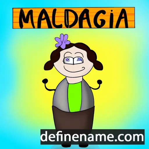 cartoon of the name Magdolna