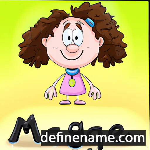 cartoon of the name Maggie