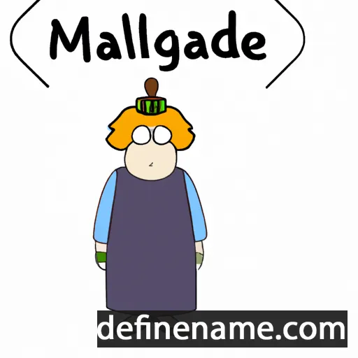 cartoon of the name Magnhild