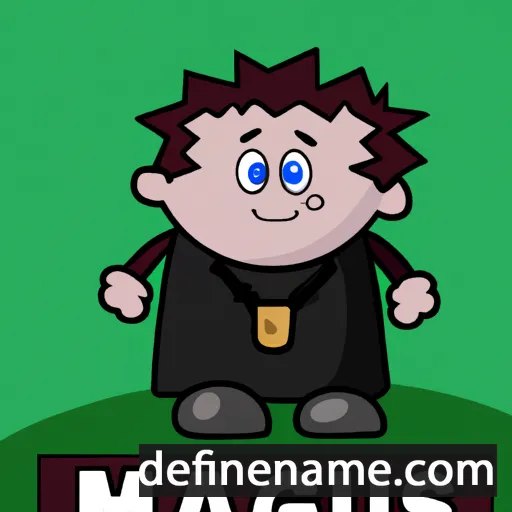 cartoon of the name Magnús