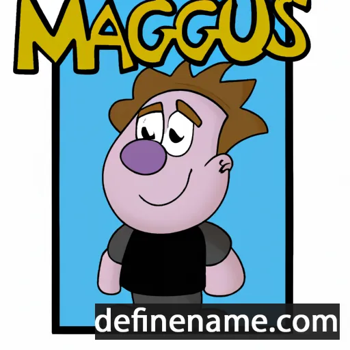 cartoon of the name Magnus