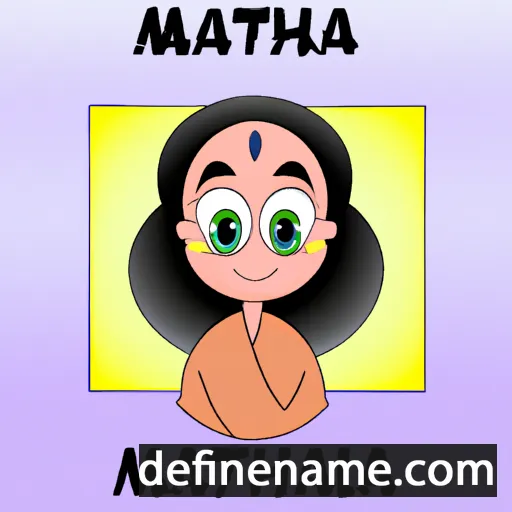 cartoon of the name Mahalath