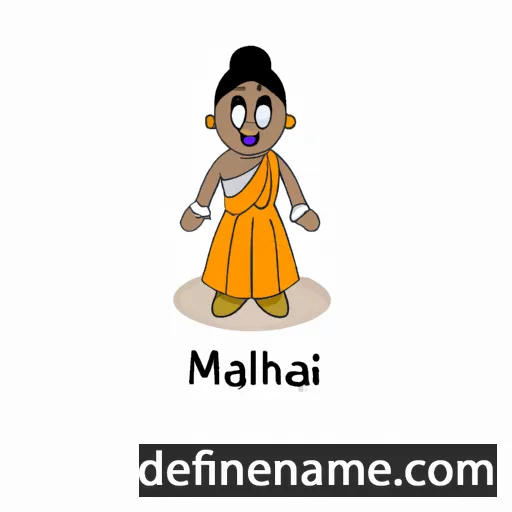 cartoon of the name Mahali