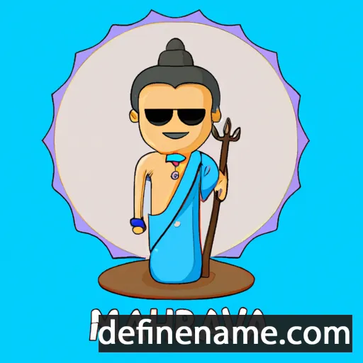 cartoon of the name Mahavira