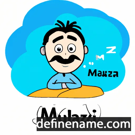 cartoon of the name Mahfuz