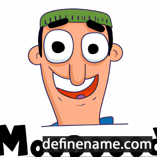 cartoon of the name Mahmood