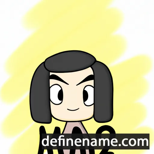 cartoon of the name Mai