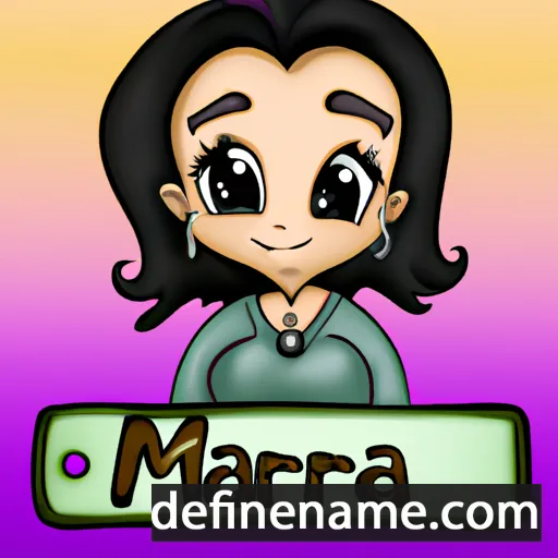 cartoon of the name Maira