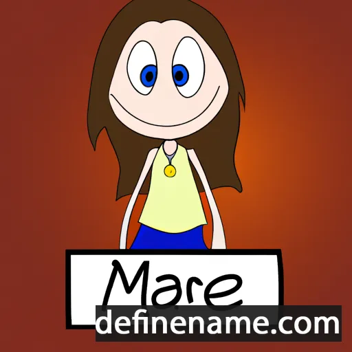 cartoon of the name Maire