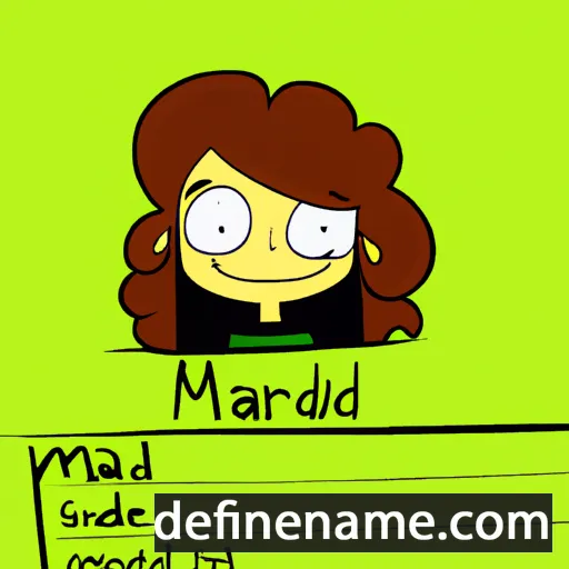 cartoon of the name Mairead