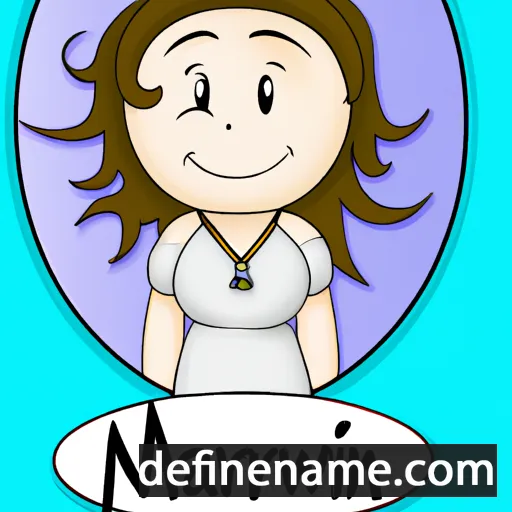 cartoon of the name Mairwen