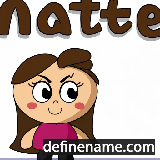 cartoon of the name Maite