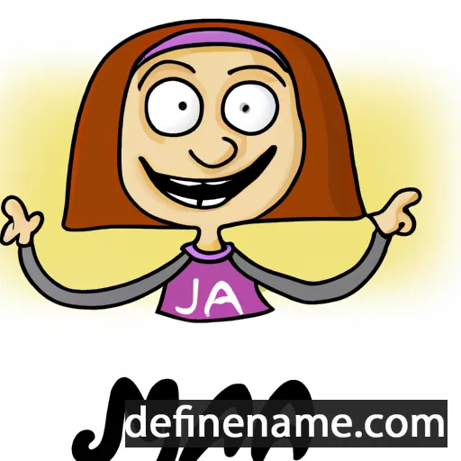 cartoon of the name Maja