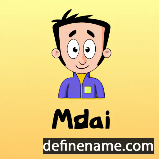 cartoon of the name Majdi