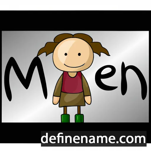 cartoon of the name Majken