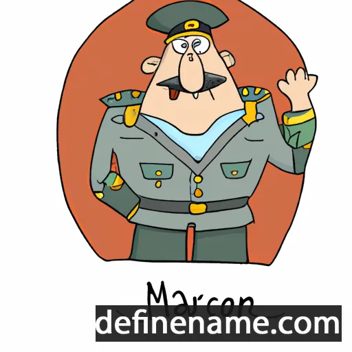 cartoon of the name Major