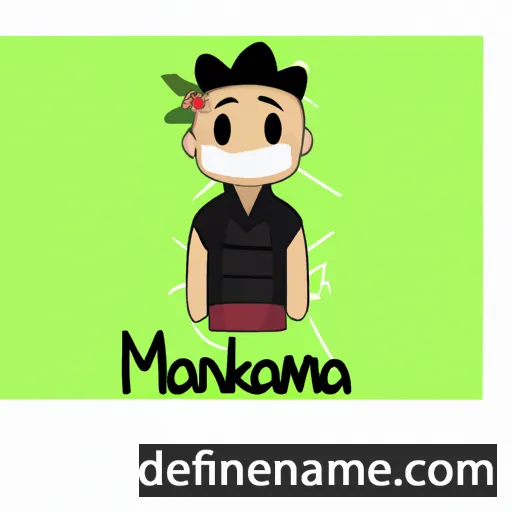 cartoon of the name Makana