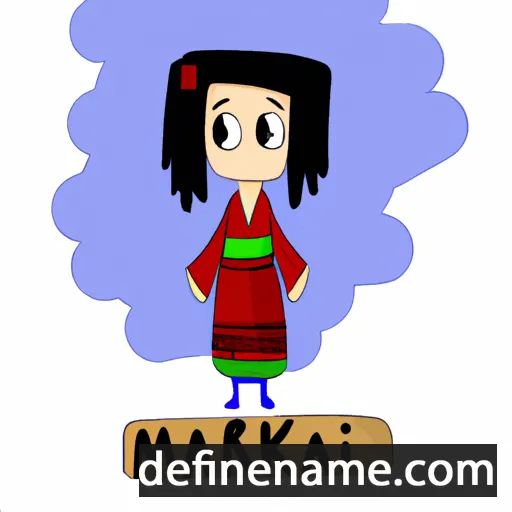 cartoon of the name Makari