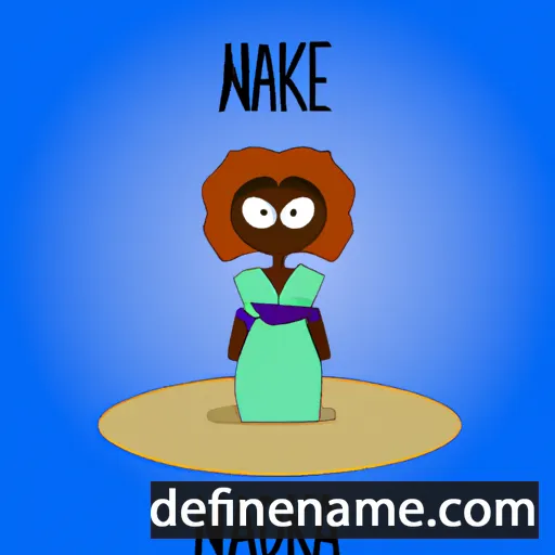 cartoon of the name Makeda