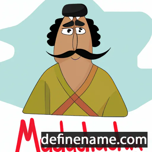 cartoon of the name Makhmud