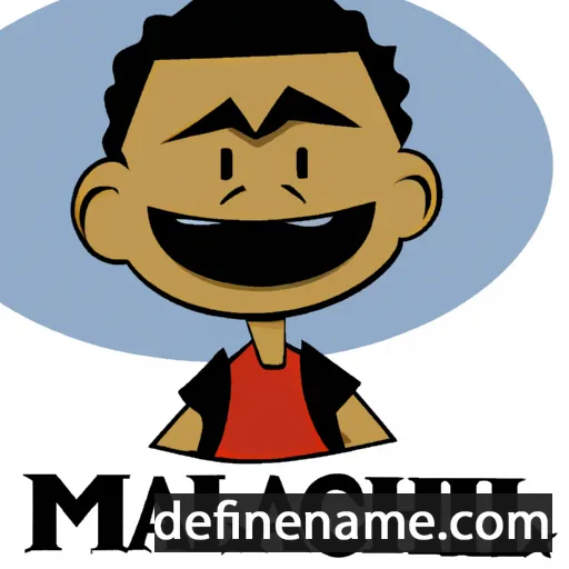 cartoon of the name Malachi