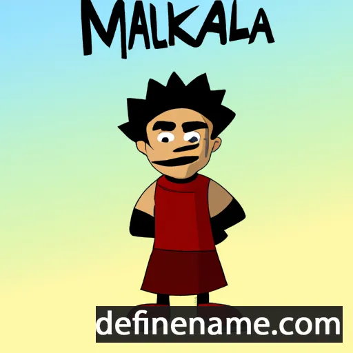 cartoon of the name Malakai