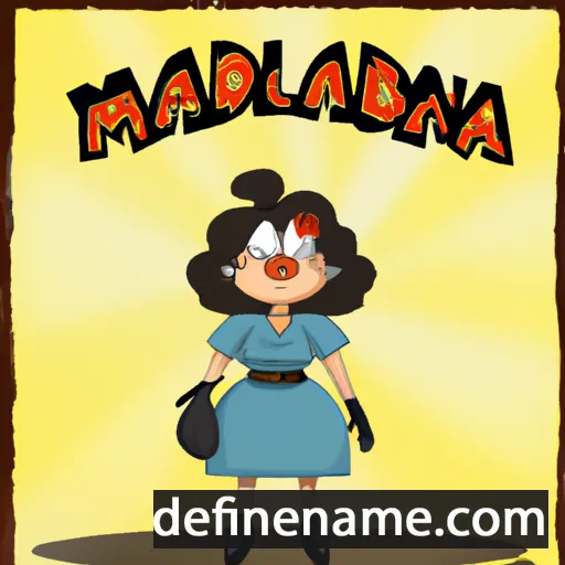 cartoon of the name Malandra