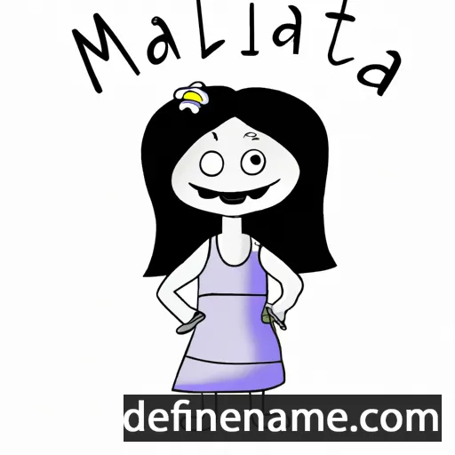 cartoon of the name Malati