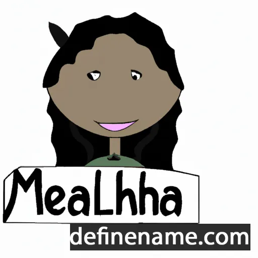 cartoon of the name Maleah