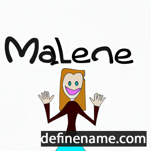 Malene cartoon