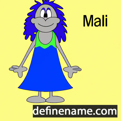 cartoon of the name Mali