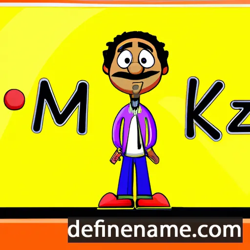 cartoon of the name Malik