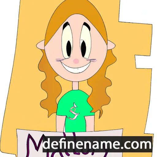 cartoon of the name Mallory