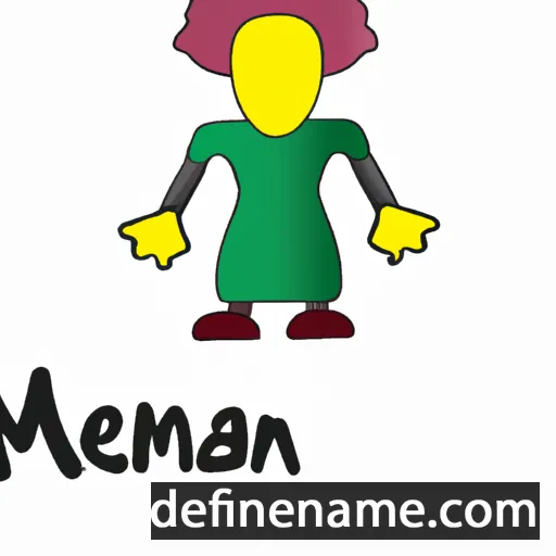 cartoon of the name Mamen