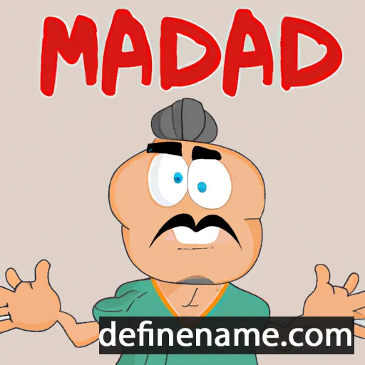 cartoon of the name Mammad