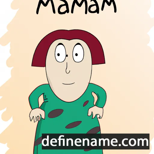 cartoon of the name Mamman