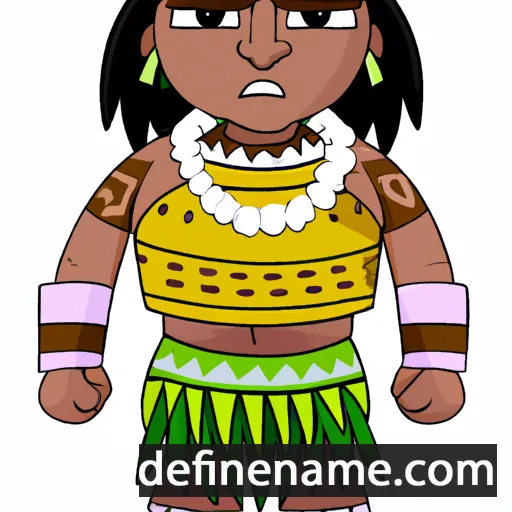 cartoon of the name Manaia