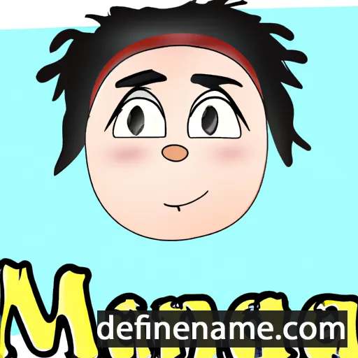 cartoon of the name Manca