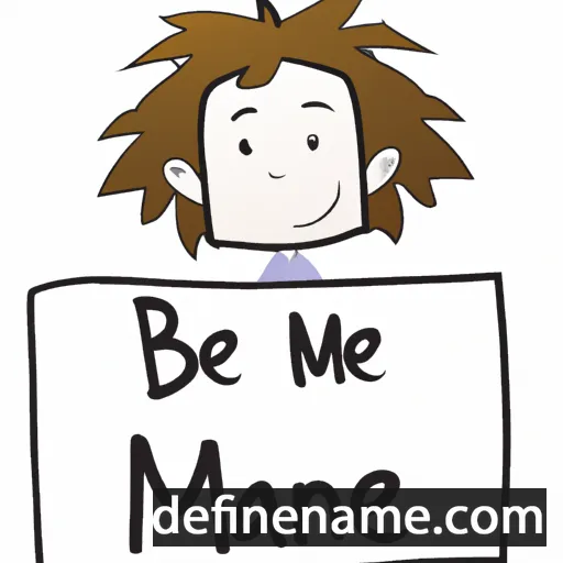 cartoon of the name Mane