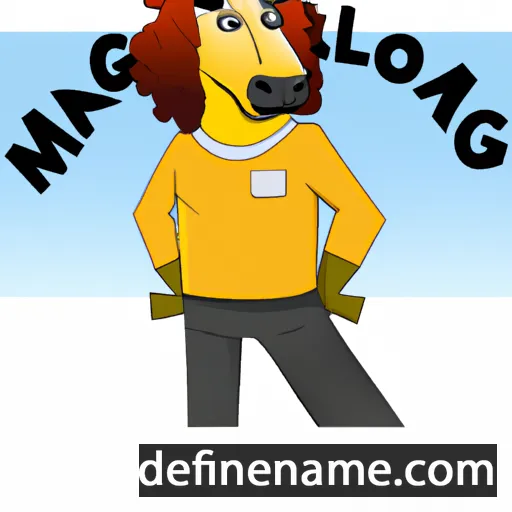 cartoon of the name Manegold