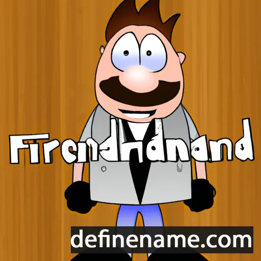 cartoon of the name Manfried